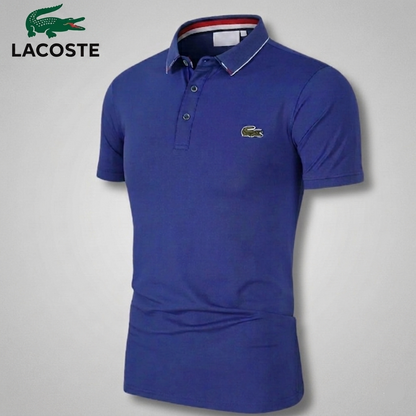 Classic Collar Piqué Polo Shirt