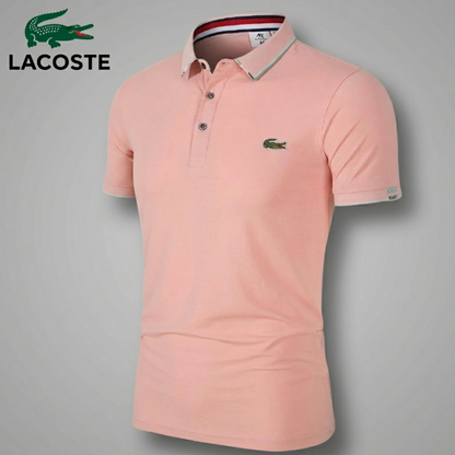 Classic Collar Piqué Polo Shirt