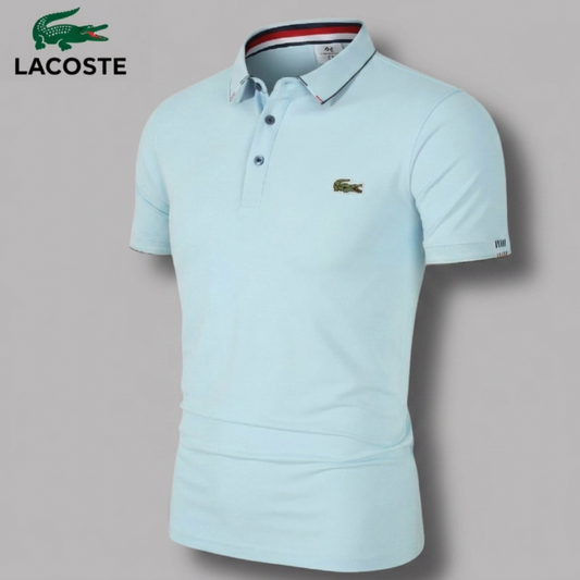 Classic Collar Piqué Polo Shirt