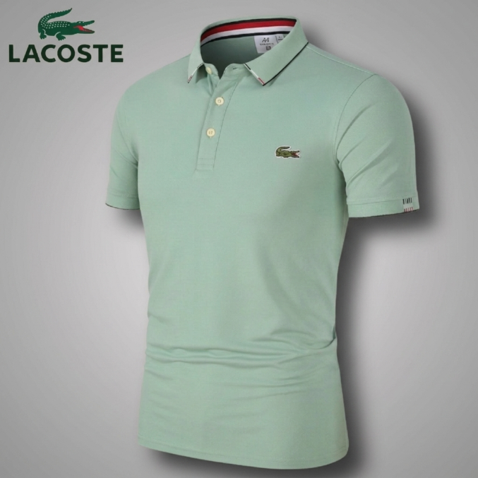 Classic Collar Piqué Polo Shirt