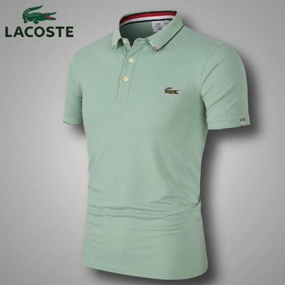 Classic Collar Piqué Polo Shirt